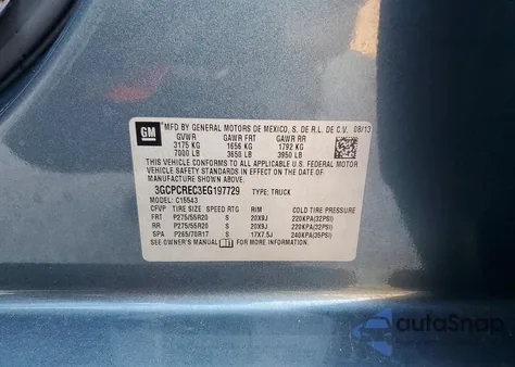 2014 Chevrolet Silverado C1500 Lt from USA, damaged, VIN 3GCPCREC3EG197729